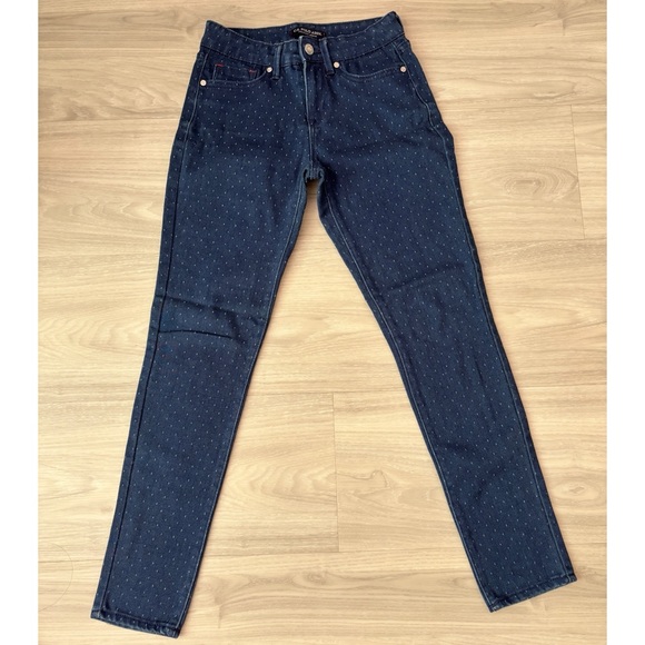 U.S. Polo Assn Women’s Skinny Jeans Size 2R 26x28 Mid Rise Dark Wash - Picture 1 of 9
